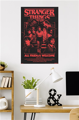 Trends International Netflix: Stranger Things Season 5 - All Friends Welcome Wall Poster