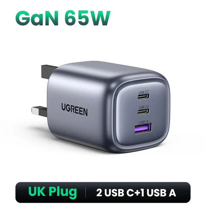 3 Ports GaN 65W UK / CHINA