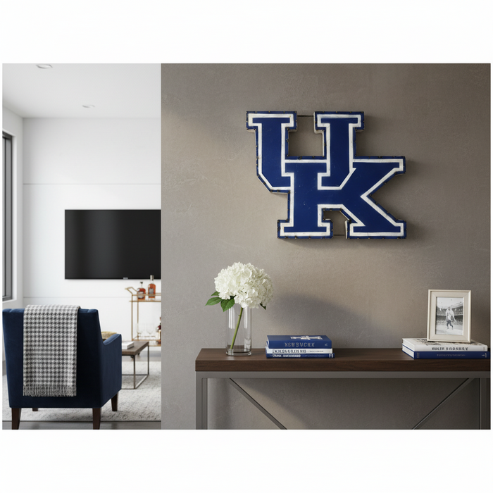 University of Kentucky UK Recycled Metal Wall Decor