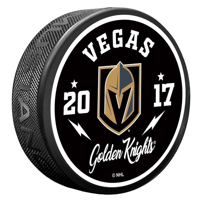 Vegas Golden Knights 3D Bolt Puck - Vegas Team Store