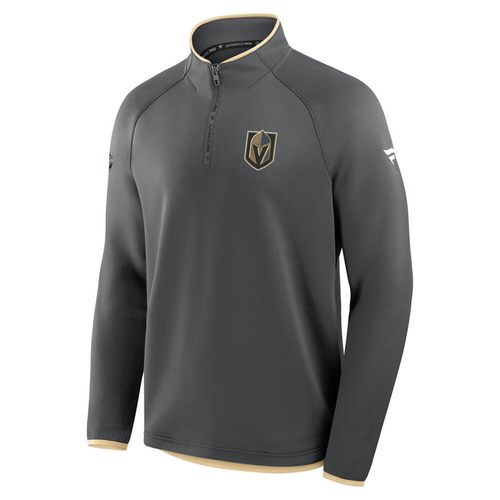 Vegas Golden Knights Authentic Pro Rink Quarter Zip Fleece