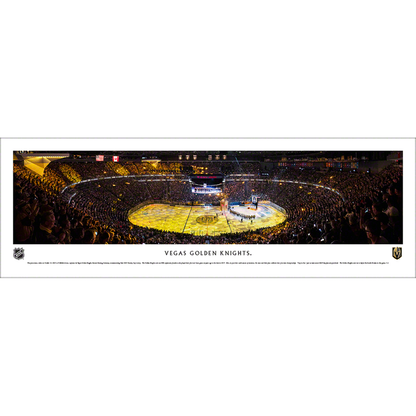 Vegas Golden Knights Banner Raising Panoramic Picture - Vegas Team Store