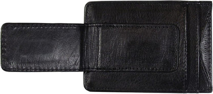 Vegas Golden Knights Black Leather Wallet with Money Clip - Vegas Team Store