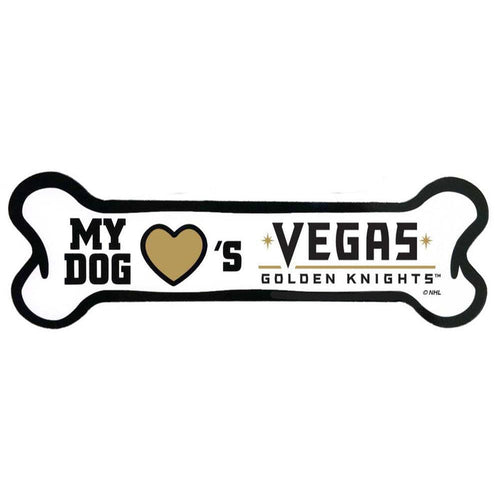 Vegas Golden Knights Dog Bone Car Magnet - Vegas Team Store