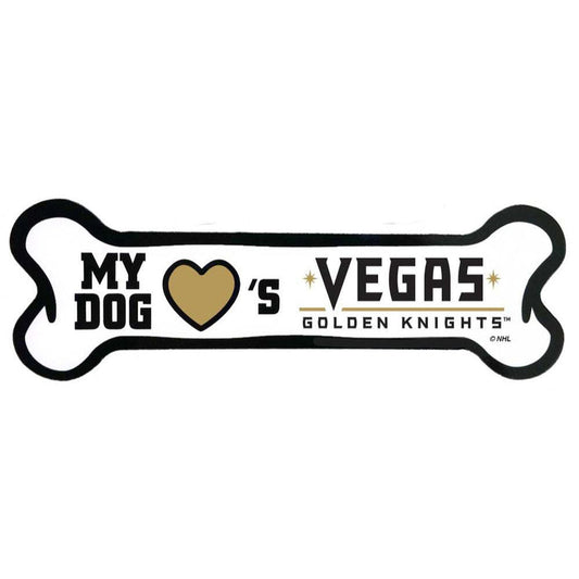 Vegas Golden Knights Dog Bone Car Magnet - Vegas Team Store