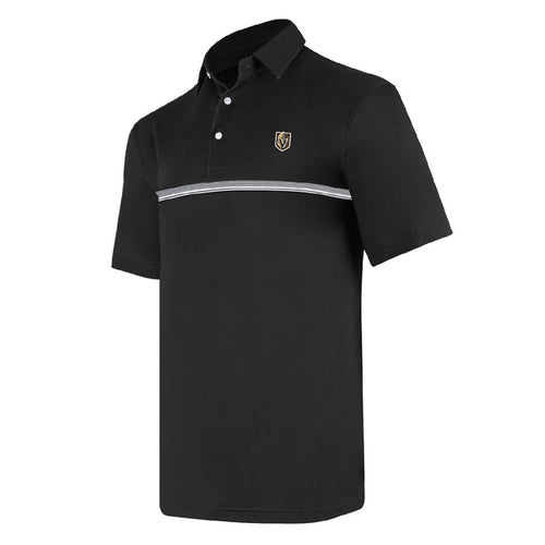 Vegas Golden Knights Hamilton Stripe Polo - Vegas Team Store