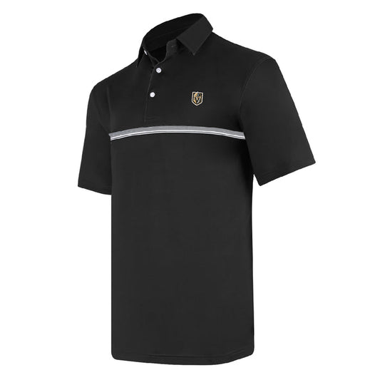 Vegas Golden Knights Hamilton Stripe Polo - Vegas Team Store