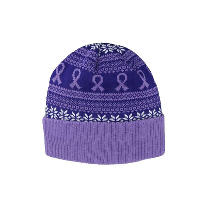 Vegas Golden Knights Hockey Fights Cancer Cuffed Knit