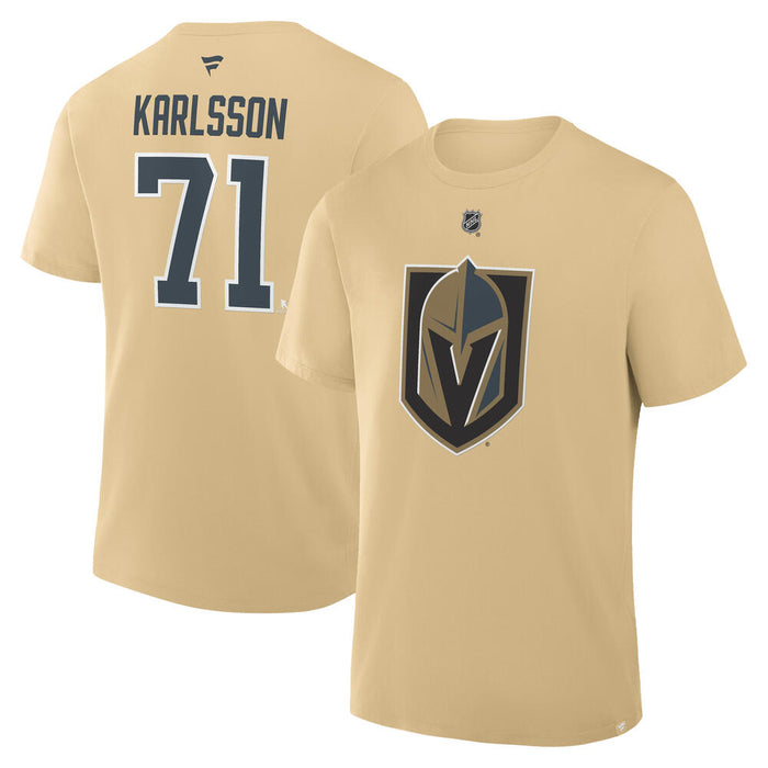 Vegas Golden Knights Karlsson Authentic Stack Name & Number tee - Vegas Team Store