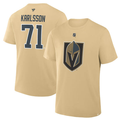 Vegas Golden Knights Karlsson Authentic Stack Name & Number tee - Vegas Team Store