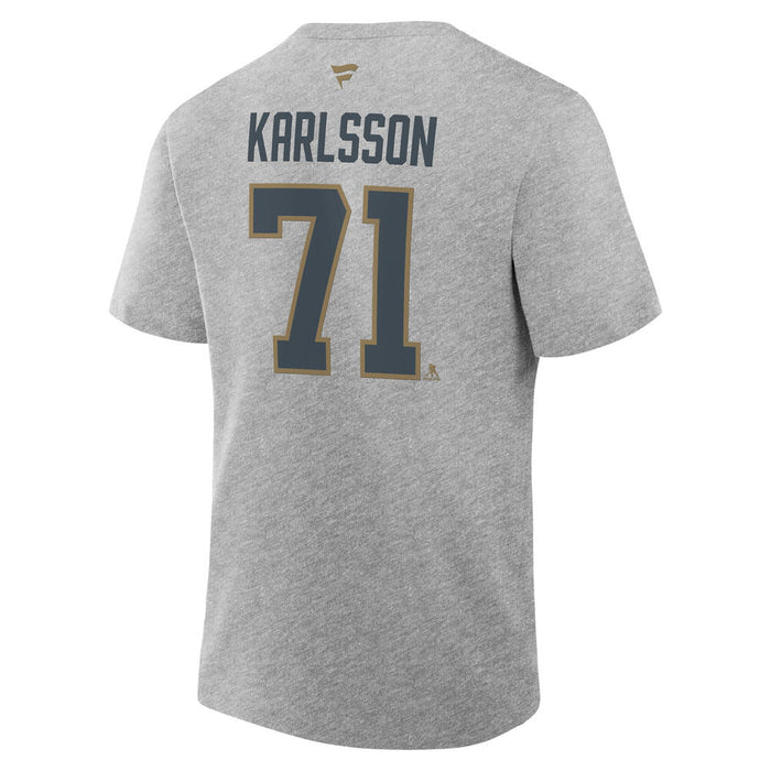 Vegas Golden Knights Karlsson Authentic Stack Name & Number tee - Vegas Team Store