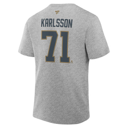 Vegas Golden Knights Karlsson Authentic Stack Name & Number tee - Vegas Team Store