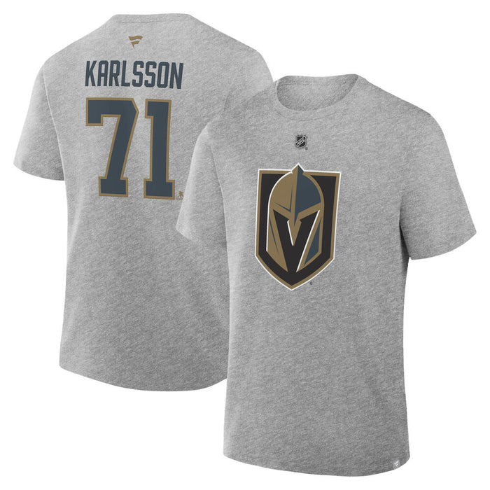 Vegas Golden Knights Karlsson Authentic Stack Name & Number tee - Vegas Team Store