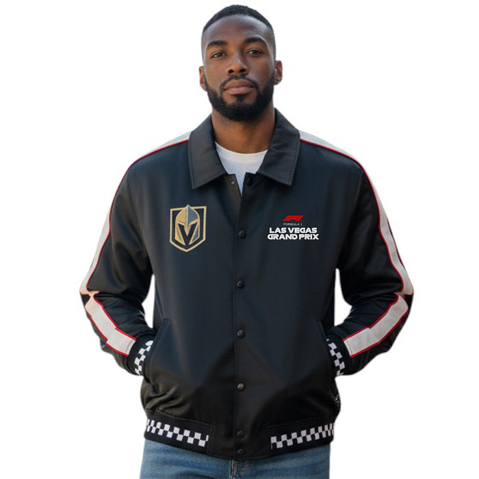 Vegas Golden Knights LV Grand Prix Bomber - Vegas Team Store