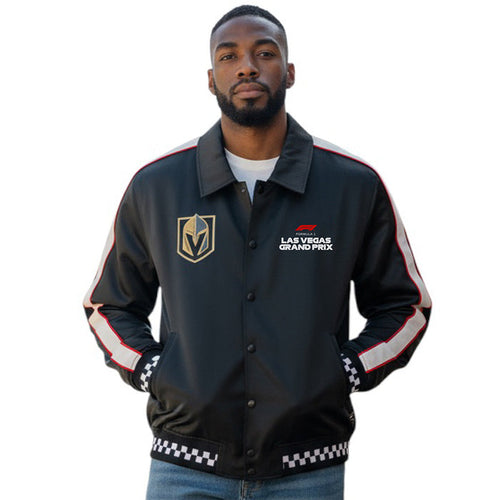 Vegas Golden Knights LV Grand Prix Bomber - Vegas Team Store