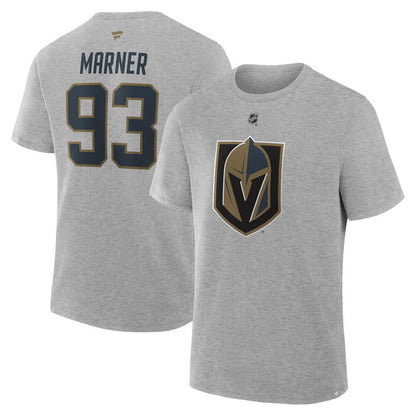 Vegas Golden Knights Marner Authentic Stack Name & Number Tee - Vegas Team Store