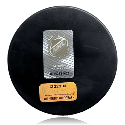 Vegas Golden Knights  Michael Amadio Autographed Stanley Cup Puck