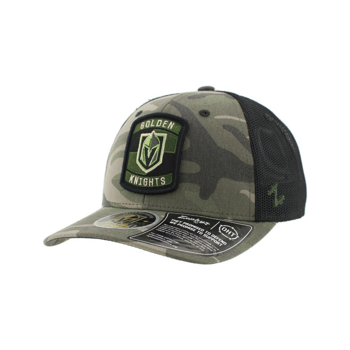 Vegas Golden Knights Military Appreciation Trucker Hat - Vegas Team Store