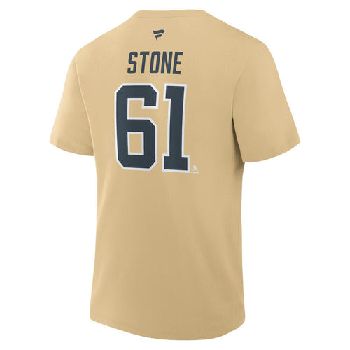 Vegas Golden Knights Stone Authentic Stack Name & Number tee - Vegas Team Store