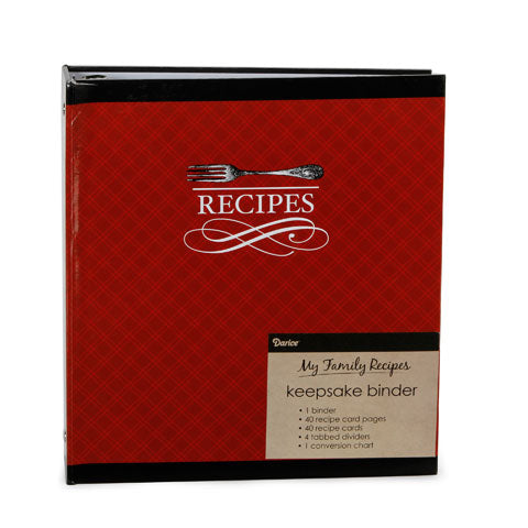 Vintage Cutlery - My Family Recipes Keepsake Binder