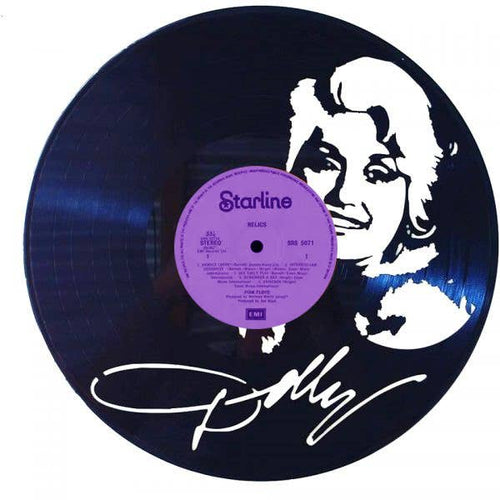 Vinyl Record Art - Dolly Parton Wall Art