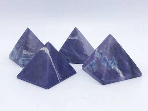 Violet Flame Opal Pyramid 2.5" - Zero Point Crystals