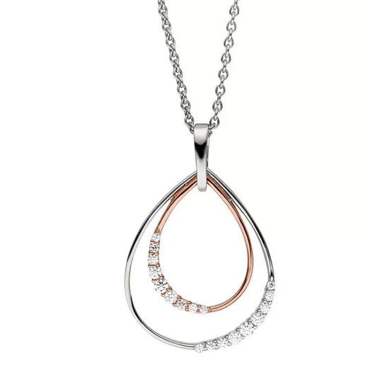 Viventy Anhänger mit Kette mit 18 Zirkonia - 782862