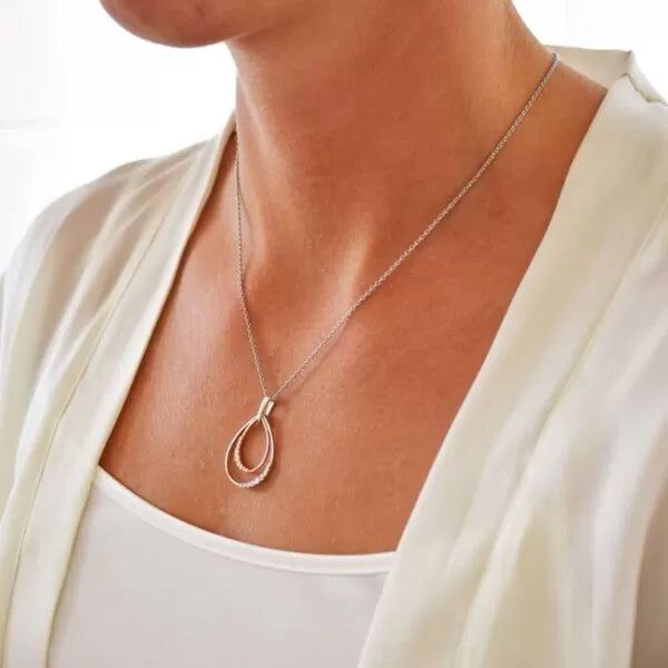 Viventy Anhänger mit Kette mit 18 Zirkonia - 782862
