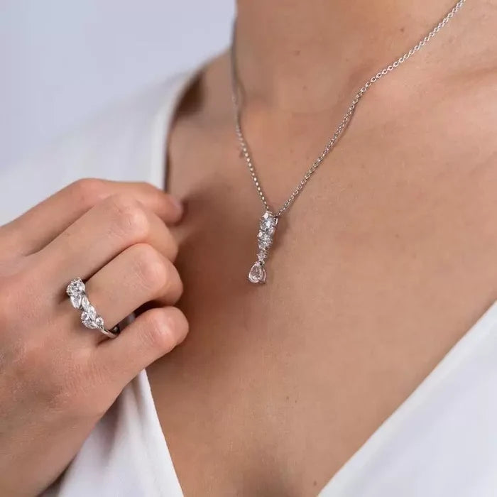 Viventy Damenring mit 10 Zirkonia - 78397/54