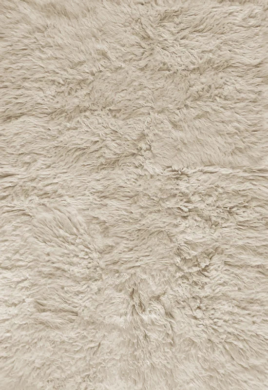 Vloerkleed Layered Shaggy Rug Oatmeal