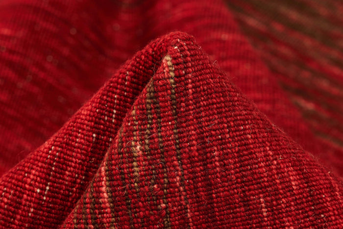Vloerkleed MOMO Rugs Panorama Kelim Black Red