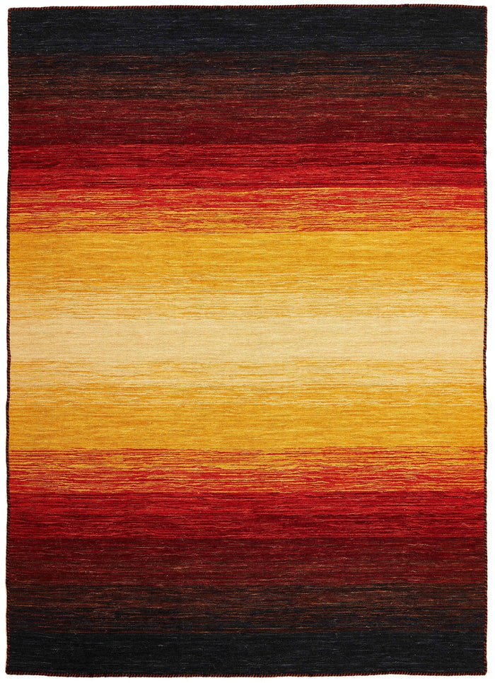 Vloerkleed MOMO Rugs Panorama Kelim Black Terra