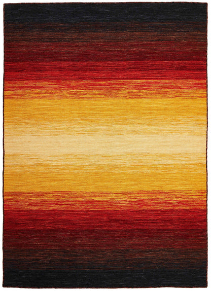 Vloerkleed MOMO Rugs Panorama Kelim Black Terra