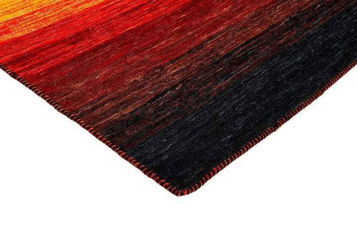 Vloerkleed MOMO Rugs Panorama Kelim Black Terra