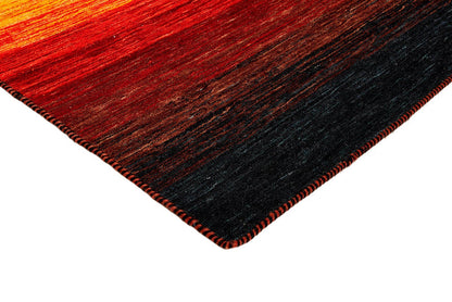 Vloerkleed MOMO Rugs Panorama Kelim Black Terra
