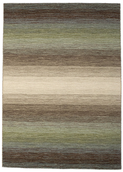 Vloerkleed MOMO Rugs Panorama Kelim Green Multi