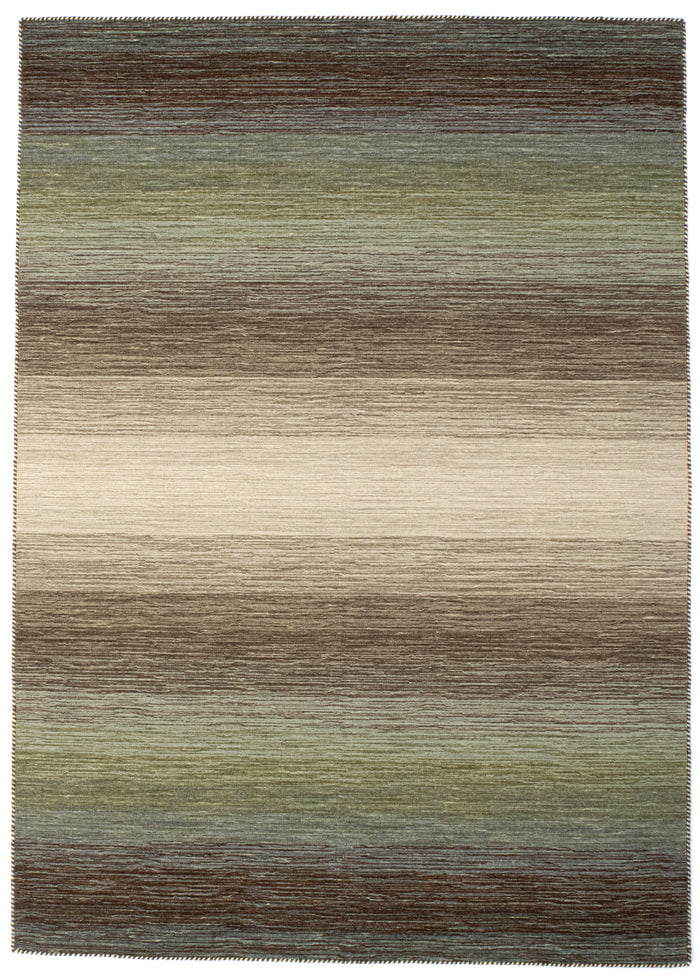 Vloerkleed MOMO Rugs Panorama Kelim Green Multi