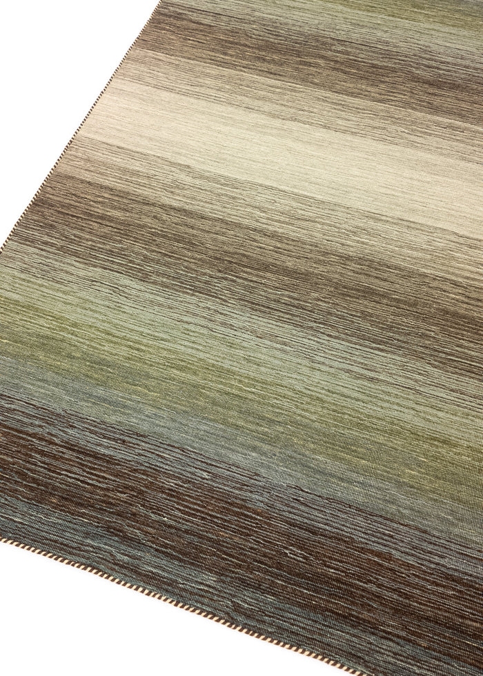 Vloerkleed MOMO Rugs Panorama Kelim Green Multi