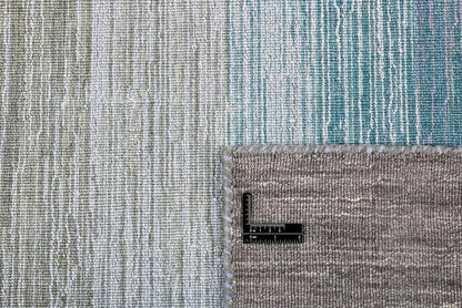 Vloerkleed MOMO Rugs Panorama Kelim Grey Blue