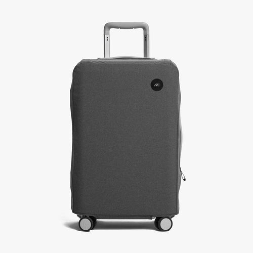 Carry-On | Front view of Carry-On Washable Luggage Cover in grey