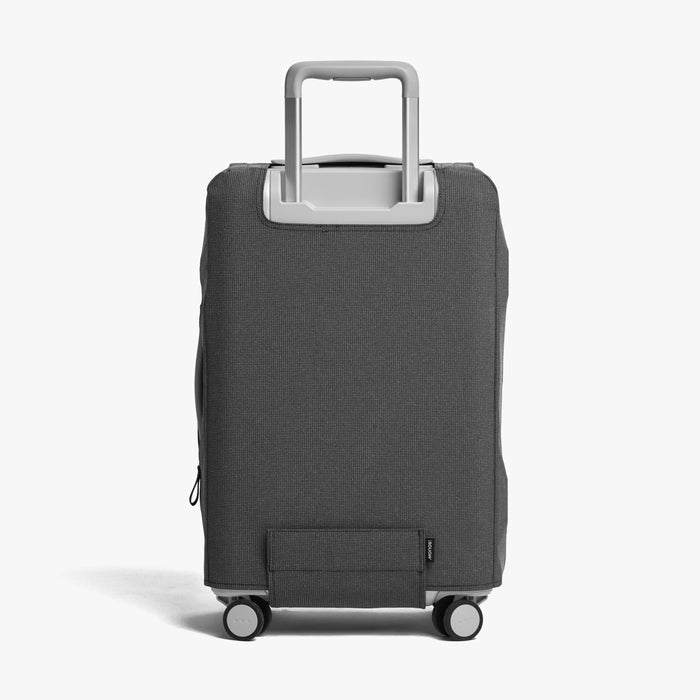 Carry-On | Back view of Carry-On Washable Luggage Cover in grey