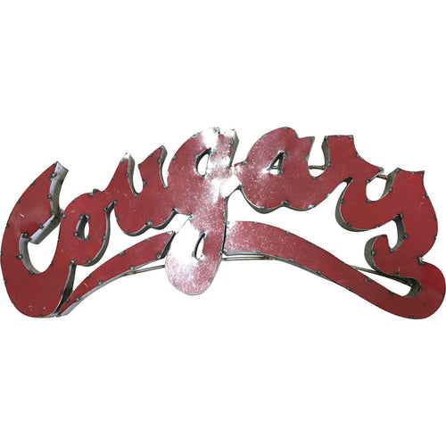 Washington State University Cougars Recycled Metal Wall Decor