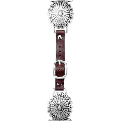 Western Concho Faux Leather Apple Watch Band