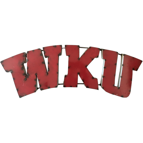 Western Kentucky University WKU Recycled Metal Wall Decor