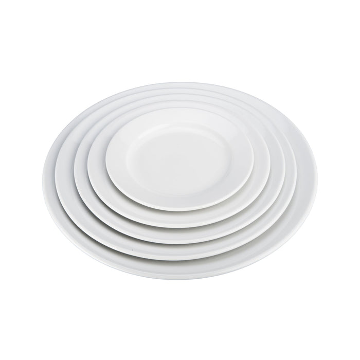 White Bistro Dinner Plate