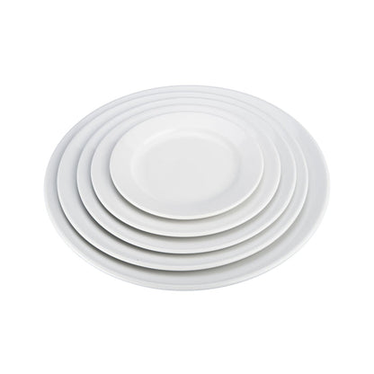 White Bistro Dinner Plate