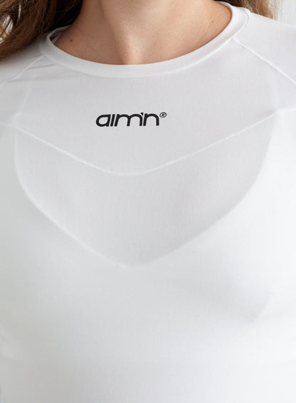 White Soft Basic Maternity Short Sleeve