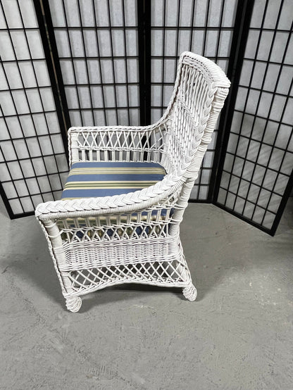 White Wicker Chair