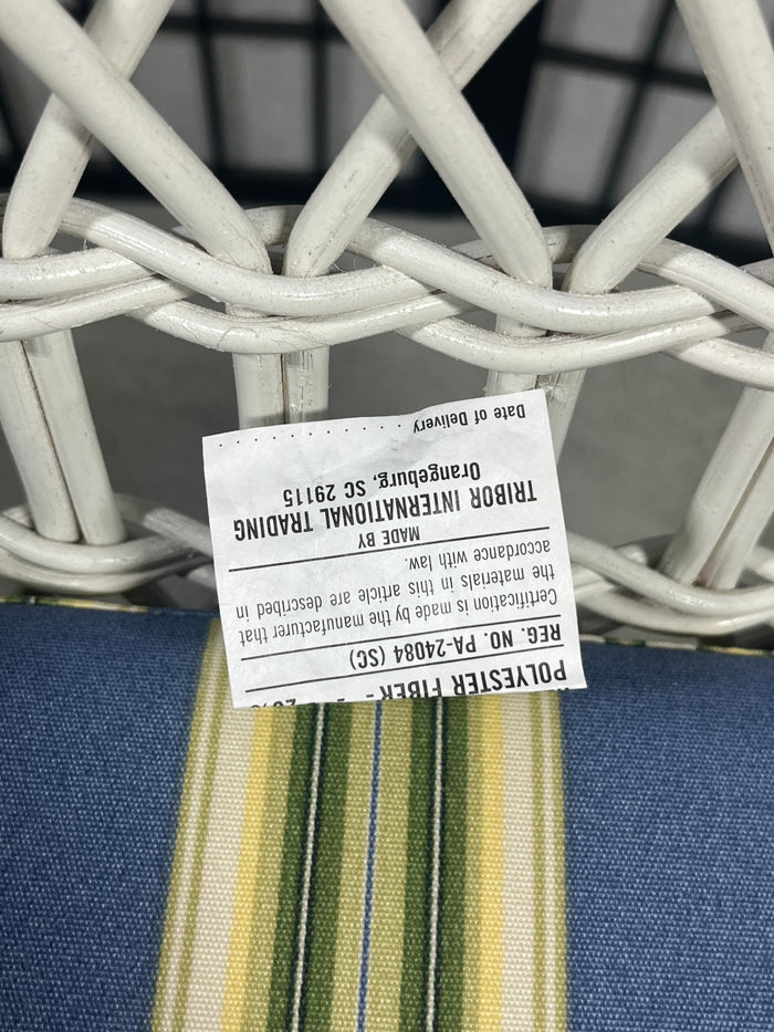 White Wicker Chair