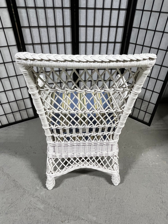 White Wicker Chair